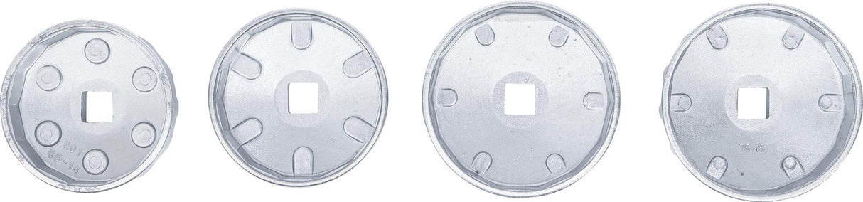 OIL FILTER WRENCH SET | Ø 65 - 75 MM | 4 PCS. (8384)