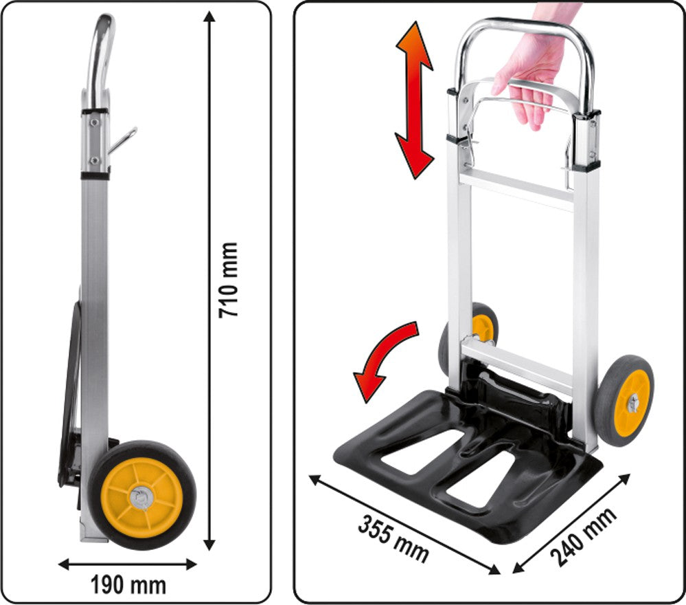 Transportavimo vežimėlis | sudedamas | 90 kg. (78661)