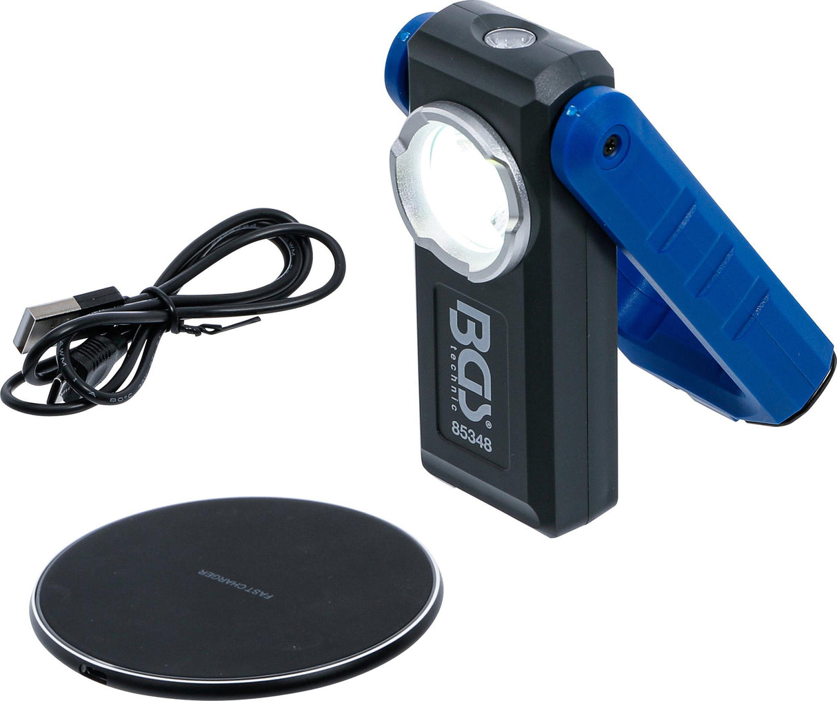 COB LED dirbtuvių lempa su magnetu ir kabliu | sulankstoma | su belaidžio įkrovimo funkcija (85348)