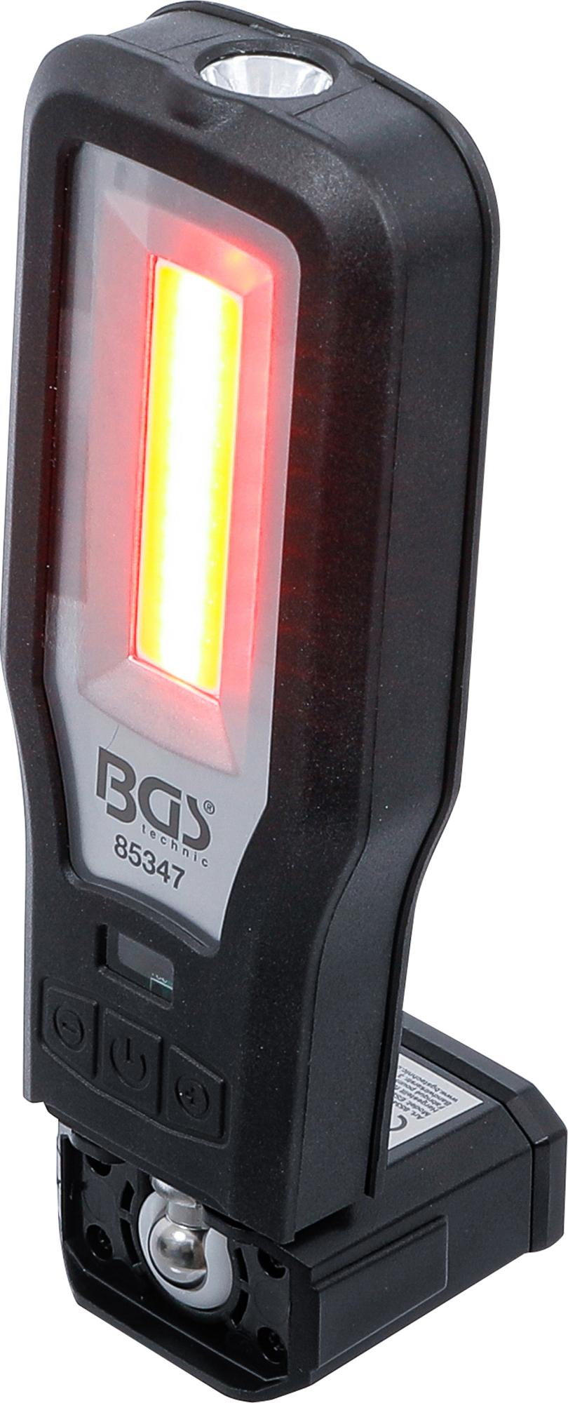 COB-LED darbo lempa | sulankstoma | su įkrovimo stotele (85347)