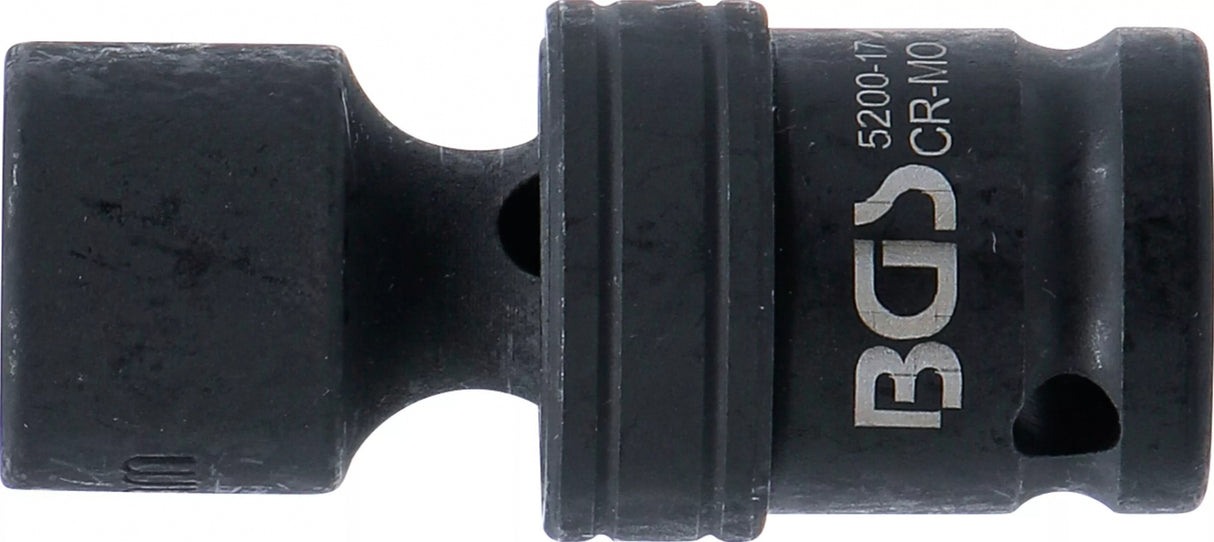 Galvutė smūginė šarnyrinė | 12,5 mm (1/2") | 17 mm (5200-17)