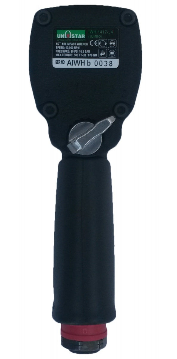 Пневматический ударный гайковёрт узкий (99 mm) 1/2", 670 Nm