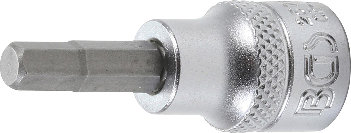Antgalis įpresuotas į galvutę | 10 mm (3/8") | hex šešiakampis 6 mm (2579)