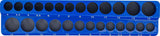 Plastikinis galvučių laikiklis | magnetinis | 6,3 mm (1/4") (74597)