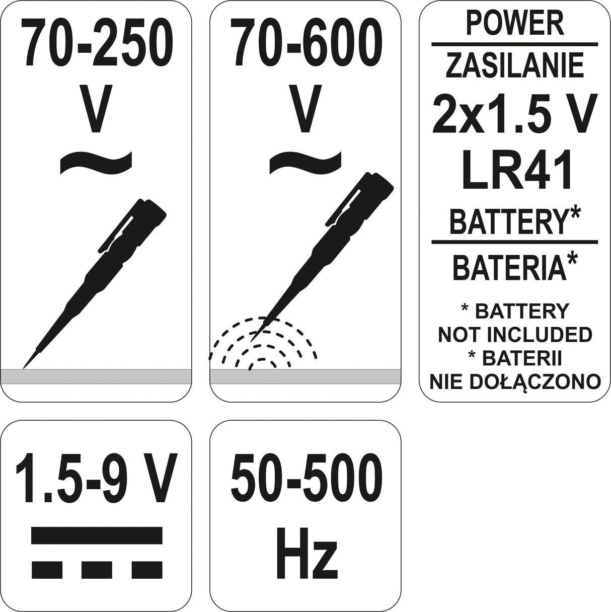 Testeris | 70-250 Volt (YT-2864)