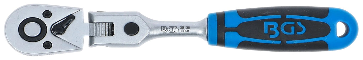 FLEXIBLE RATCHET | WITH LOCKING POSITION | 6.3 MM (1/4") | 165 MM (25130)