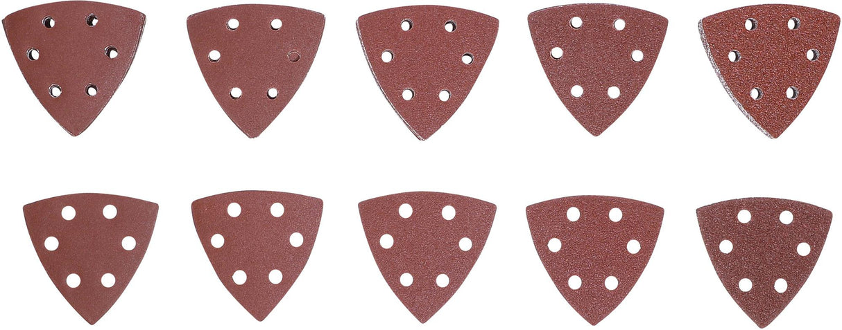 Trikampio formos šlifavimo lapeliai | 95 x 95 mm | K 40-180 | 50 vnt. (80815)