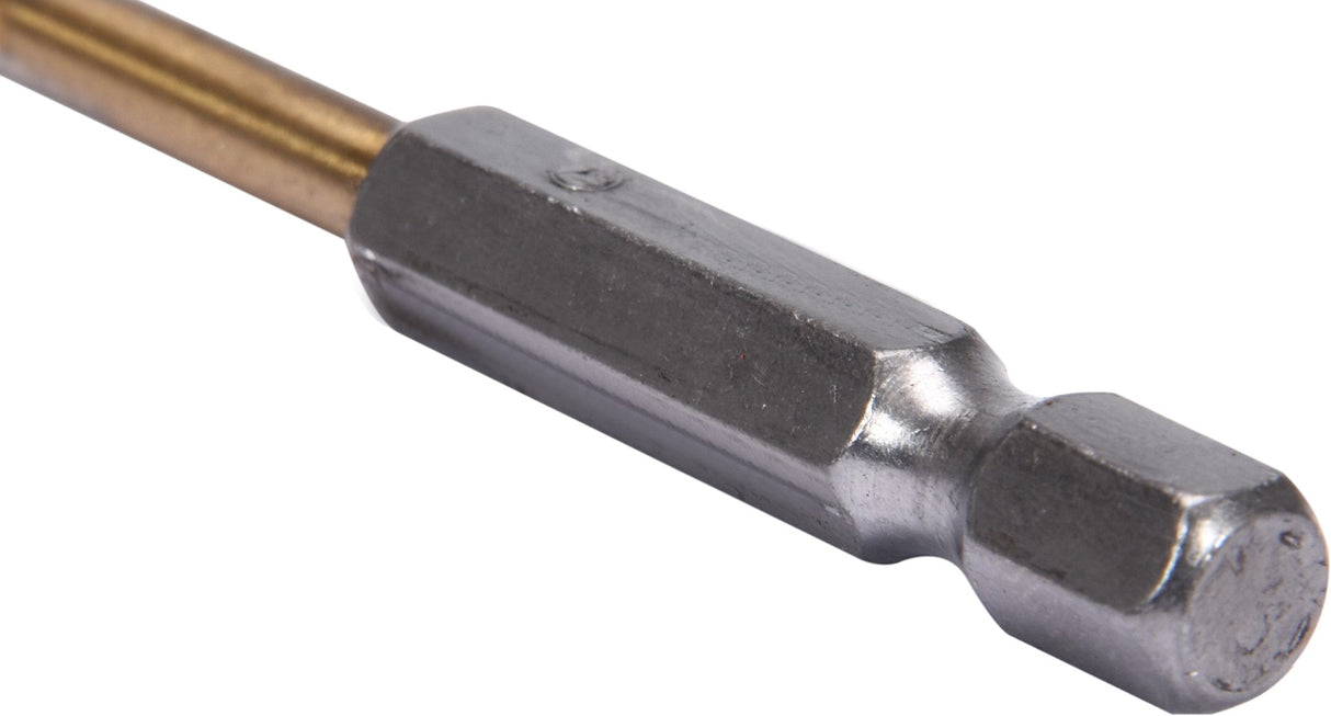 Сверло по металлу с хвостовиком Hex 6.3 mm (1/4") HSS-TiN | 4.2 mm