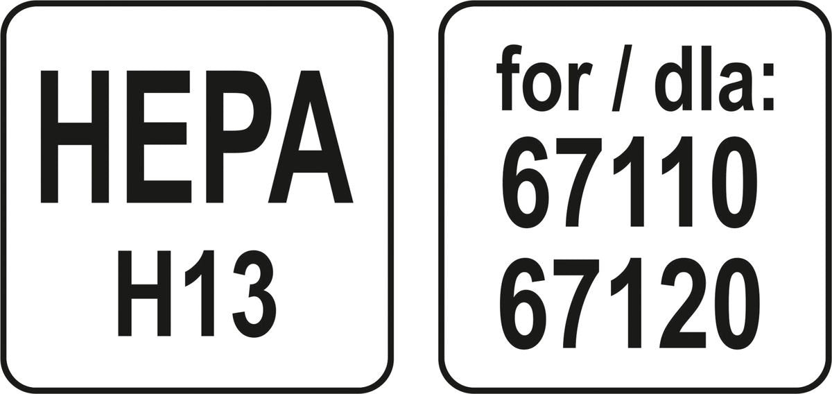 Filtras HEPA dulkių siurbliui 67110 I 67120 (67115)