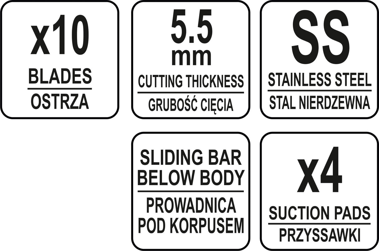 Pomidorų pjaustymo mašinėlė 5.5 mm (YG-03415)