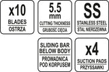 Pomidorų pjaustymo mašinėlė 5.5 mm (YG-03415)