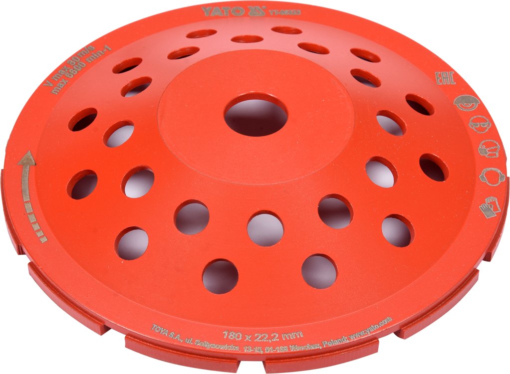 Алмазный шлифовальный диск | тарельчатый тип | M14x180 mm