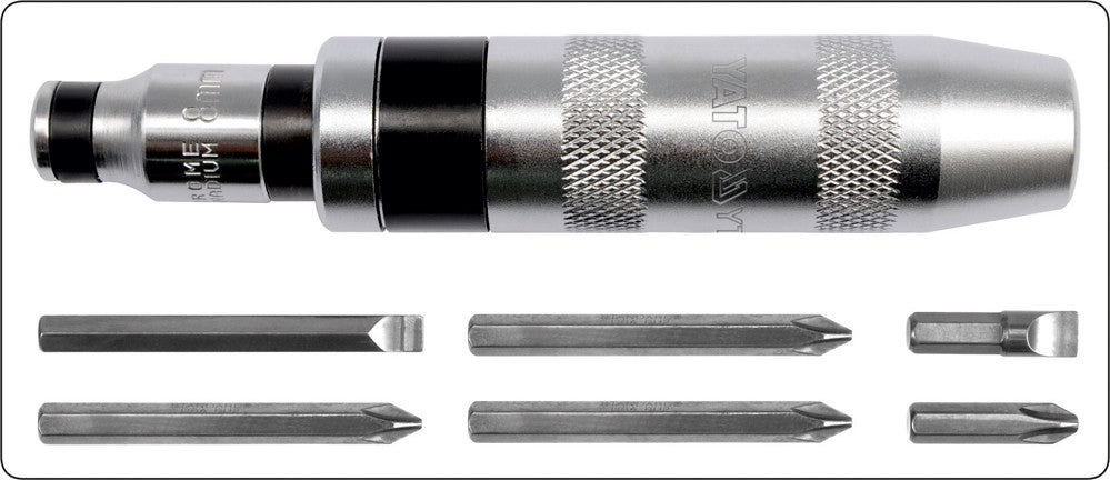 IMPACT SCREWDRIVER W. 6 BITS (YT-2802)