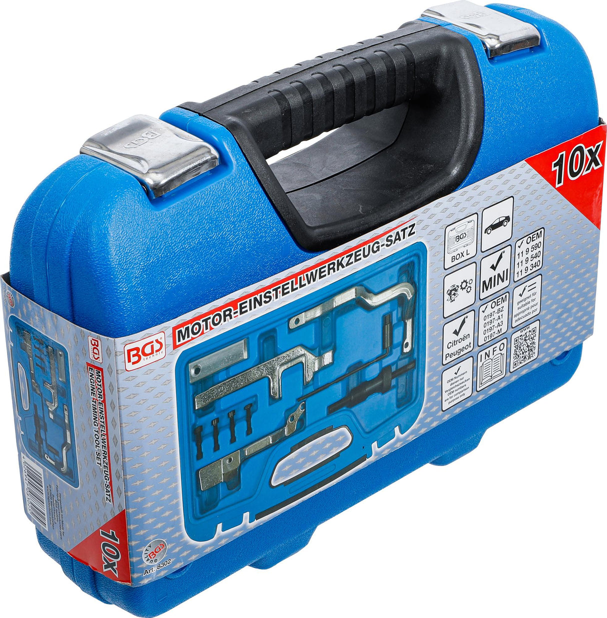 ENGINE TIMING TOOL SET | FOR MINI, PSA | 10 PCS. (8302)