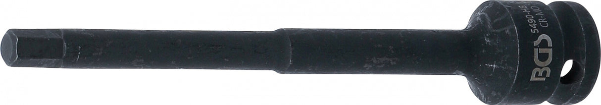 Antgalis smūginis | 150 mm ilgio | 12,5 mm (1/2") | Hex šešiakampis 8 mm (5490-H8)