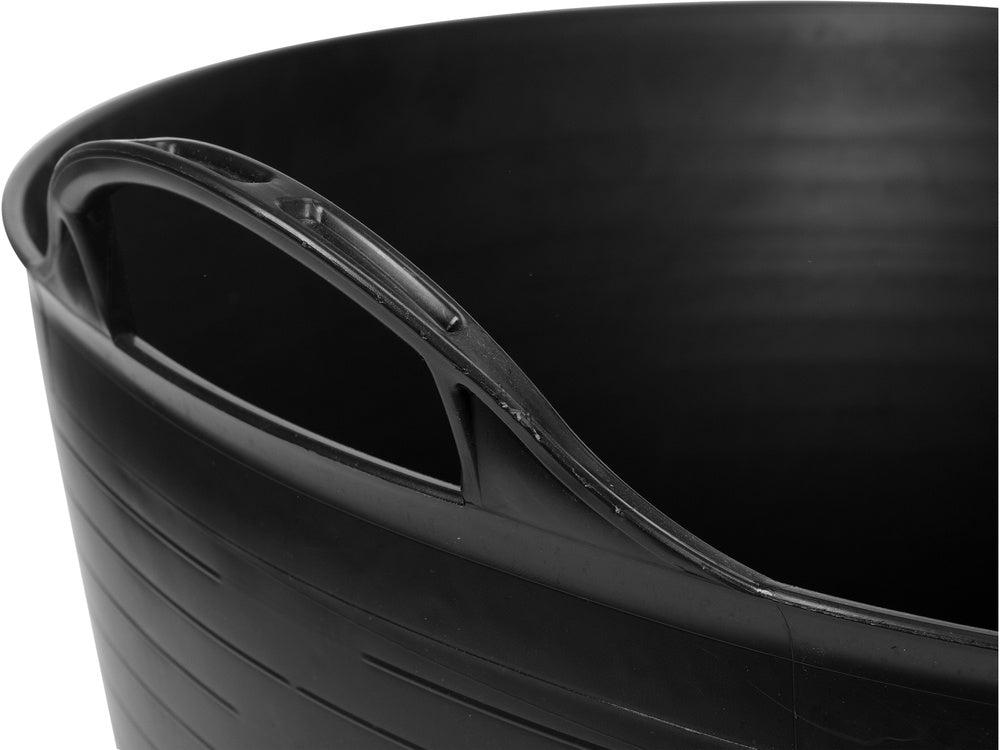 Elastinis plastikinis indas / tara | juodas | 55 l (35582)