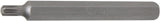 Бита | длина 100 mm | 10 mm (3/8") | Spline (RIBE) M6