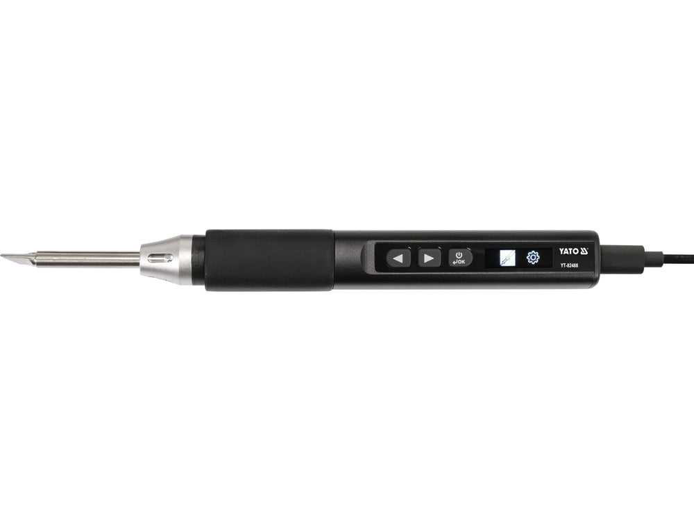 Nešiojamas USB-C T12 skaitmeninis lituoklis su OLED (iki 96W) (YT-82488)