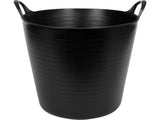 Elastinis plastikinis indas / tara | juodas | 27 l (35580)