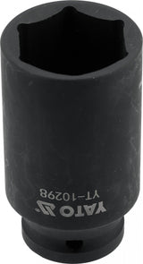 Galvutė smūginė šešiakampė ilga | 12,5 mm (1/2") | 32 mm (YT-10298)