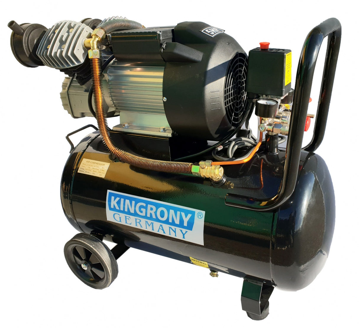 Воздушный компрессор | 2 цилиндра | 50L | 250L /min | 5.0HP