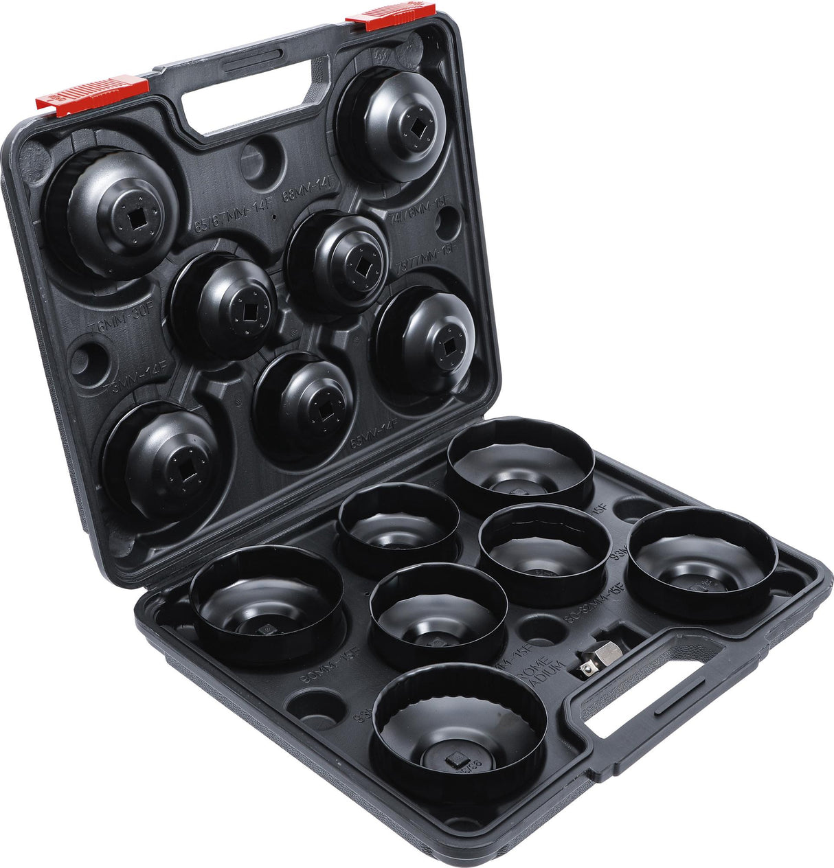 Lėkštelių rinkinys tepalo filtrui | 10 mm (3/8") | 14 vnt. (91036)