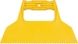 Špakliuotė / mentelė plastikinė | su dantukais | 225 mm (05973)