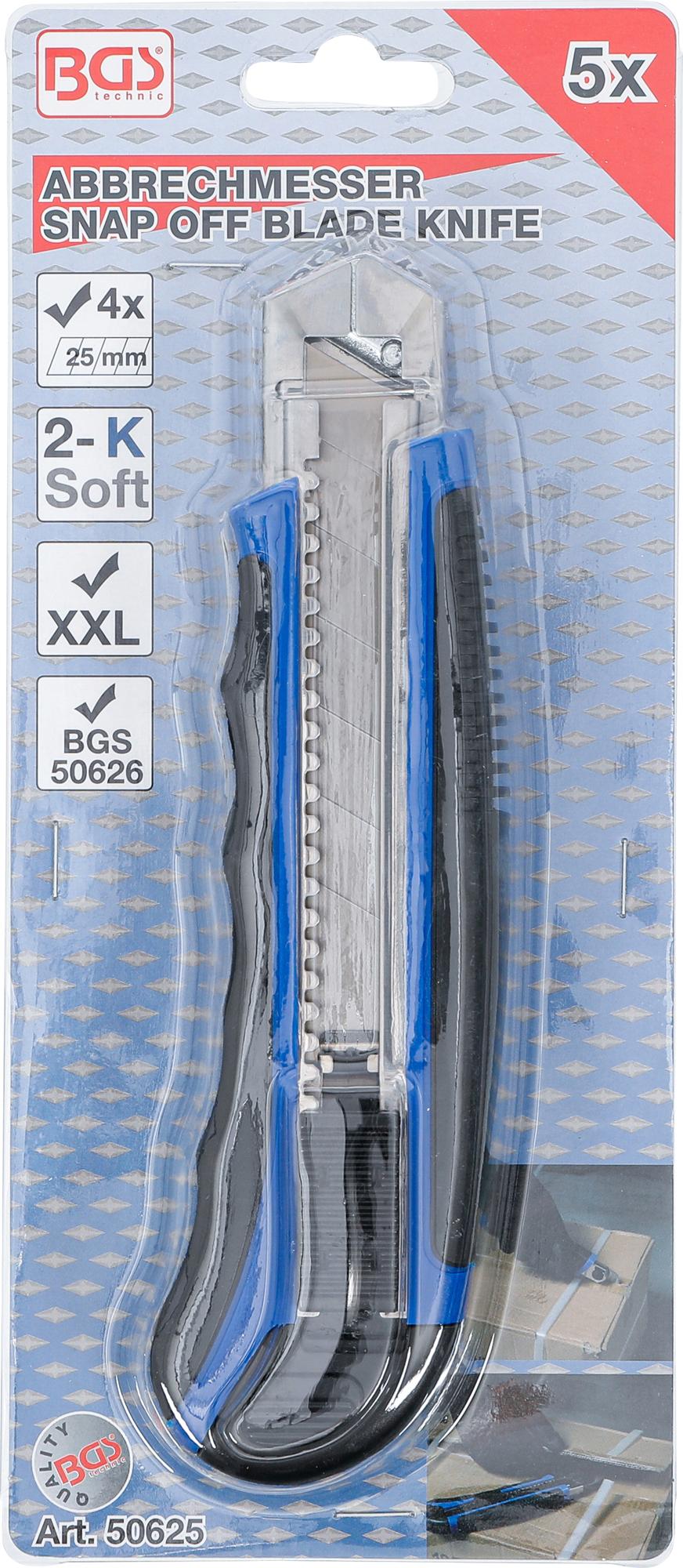 CUTTER | EXTRA HEAVY DUTY FINISH | BLADE WIDTH 25 MM (50625)