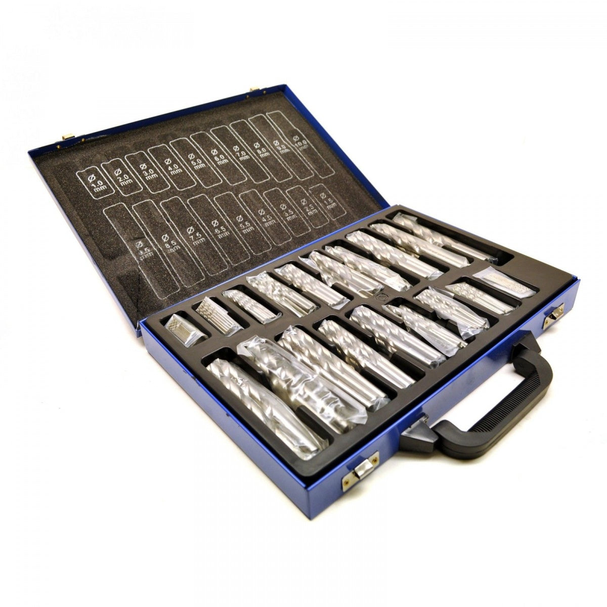 Grąžtų metalui komplektas | HSS | Ø 1 - 10 mm | 170 vnt. (ES-1999)