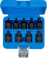 Smūginių antgalių rinkinys | 12,5 mm (1/2") | Spline (XZN) M4 - M16 | 9 vnt. (5487)
