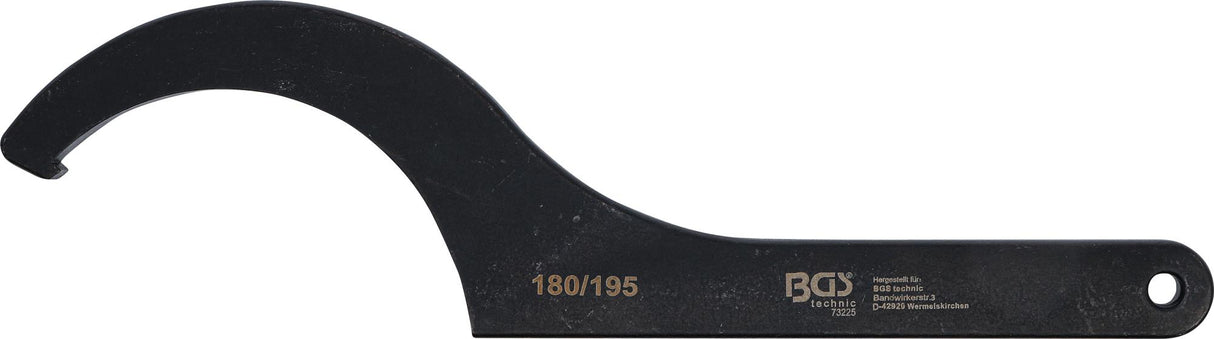 Veržliaraktis užmetamas | kablys | 180 - 195 mm (73225)