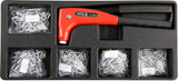 Įrankių rinkinys į vežimėlius | kniediklis su kniedėmis (YT-55466)