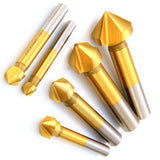 CONE DRILL BIT/CUTTER SET | HSS | DIN 335 C FORM | 6 PCS. (SK200807)