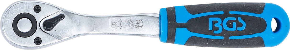 Rankena galvutėms terkšlinė | smulkūs dantukai | 6.3 mm (1/4") (630)