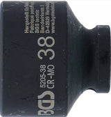 IMPACT SOCKET, HEXAGON | 12.5 MM (1/2") DRIVE | 38 MM (5205-38)