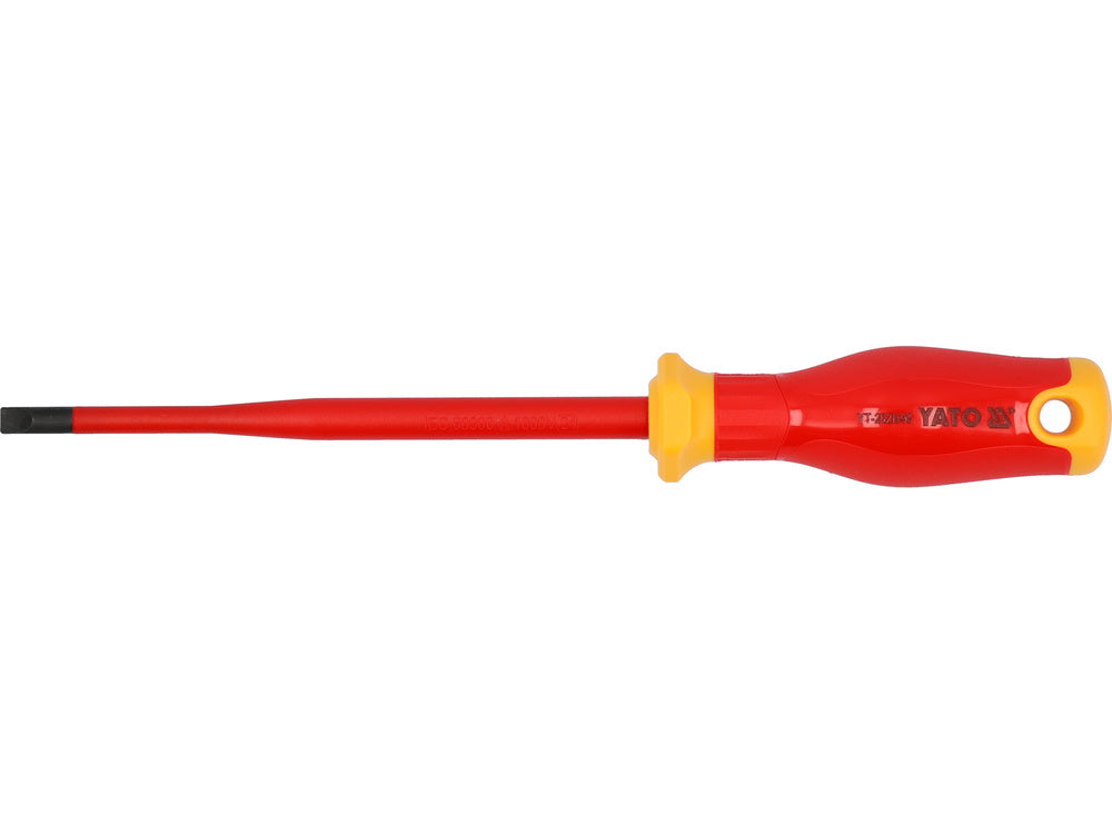 EXTRA SLIM INSULATED SCREWDRIVER 6.5X150MM (YT-282645)