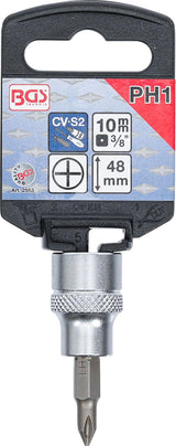 Бита в головке | 10 mm (3/8") | Крестовая PH1