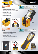 Rankinis rotacinis žibintas | COB LED (82724)