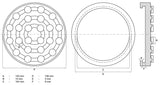 Резиновая подушка | для автоподъёмников | Ø 123 mm