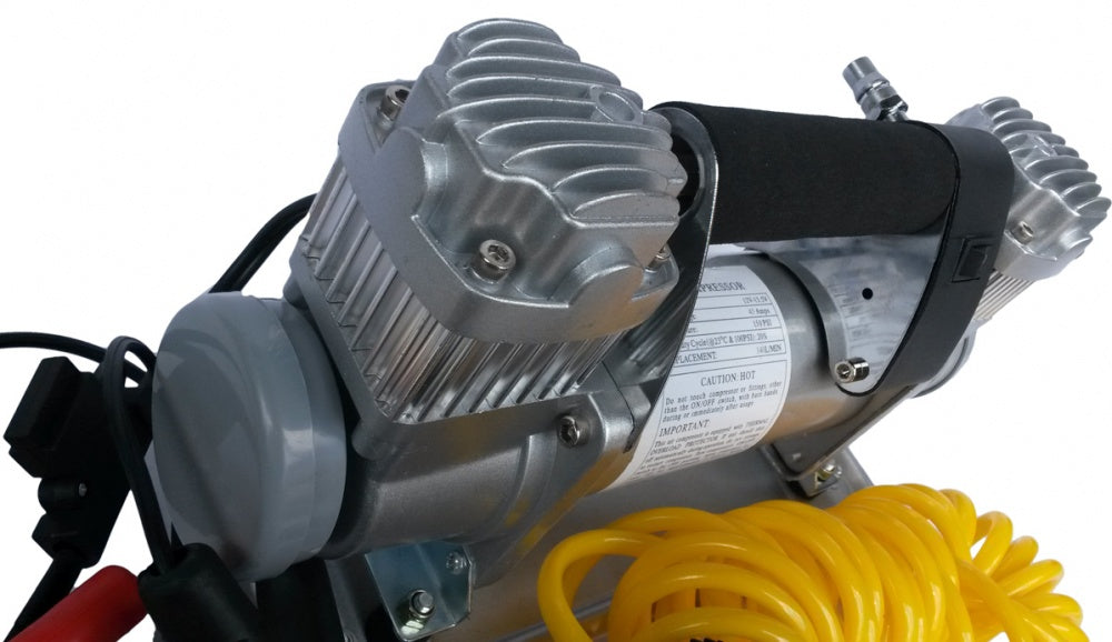 Воздушный компрессор | 2x40 mm цилиндра | DC12V | 150psi 150L/min