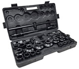 IMPACT SOCKET SET | Cr-Mo | 6-POINT | 25 MM (1") | 20 MM (3/4") | 26 PCS. (H4222626)