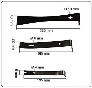 TYRE LEVER SET | NARROW | STEEL | 3 PCS. (SK47060)