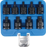 Набор ударных бит | 12,5 mm (1/2") | T-Star (Torx) T20 - T70 | 9 шт.