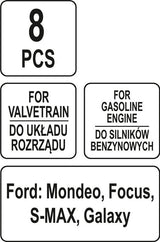 Variklio fiksavimo įrankių rinkinys | Ford  (YT-06026)