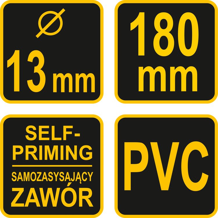 Žarna su atbuliniu vožtuvu | 180 cm (83009)
