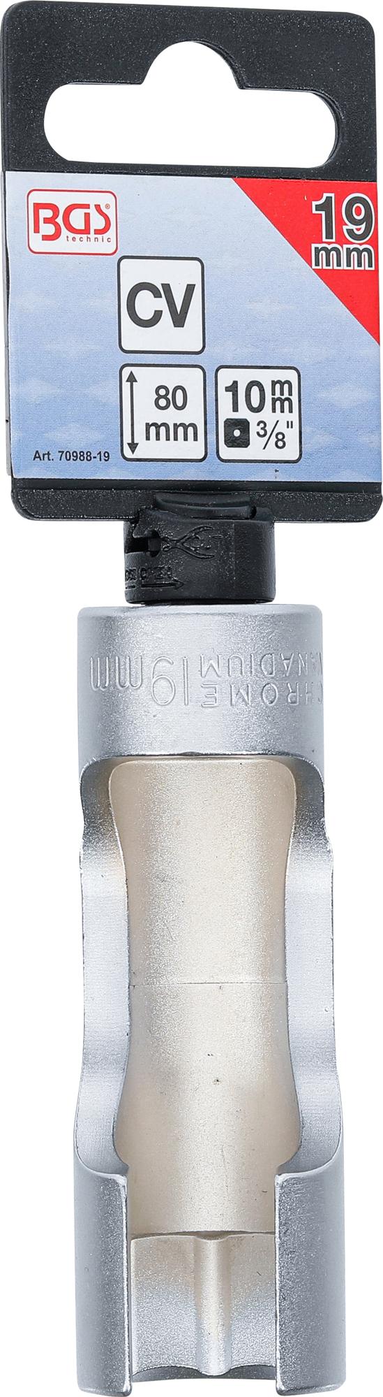 Speciali galvutė su įšpjova | 10 mm (3/8") | 19 mm (70988-19)