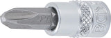 Бита, запрессованная в головку | 6.3 mm (1/4") | крестовая PH3