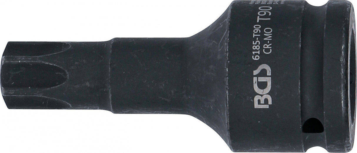 Smūginis antgalis | ilgis 100 mm | 20 mm (3/4") | T-Star (Torx) T90 (6185-T90)
