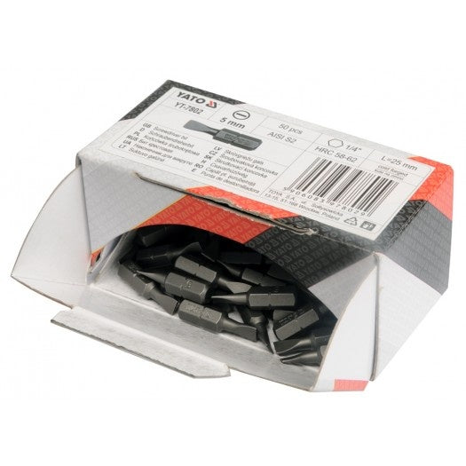 Antgalis kryžminis 1/4"x25MM, dydis PH3, S2 50 vnt  (YT-7809)
