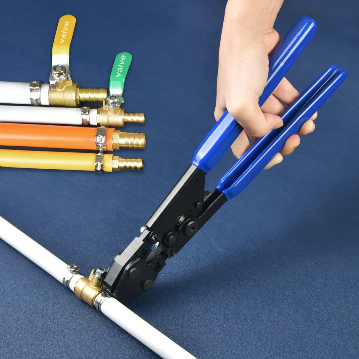 STAINLESS STEEL CLAMP CRIMPING PLIERS | PEX CINCH | WITH SET (CH31)